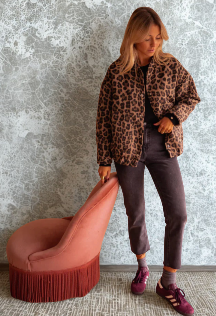 ONYX™ | The Leopard Bomber Jacket