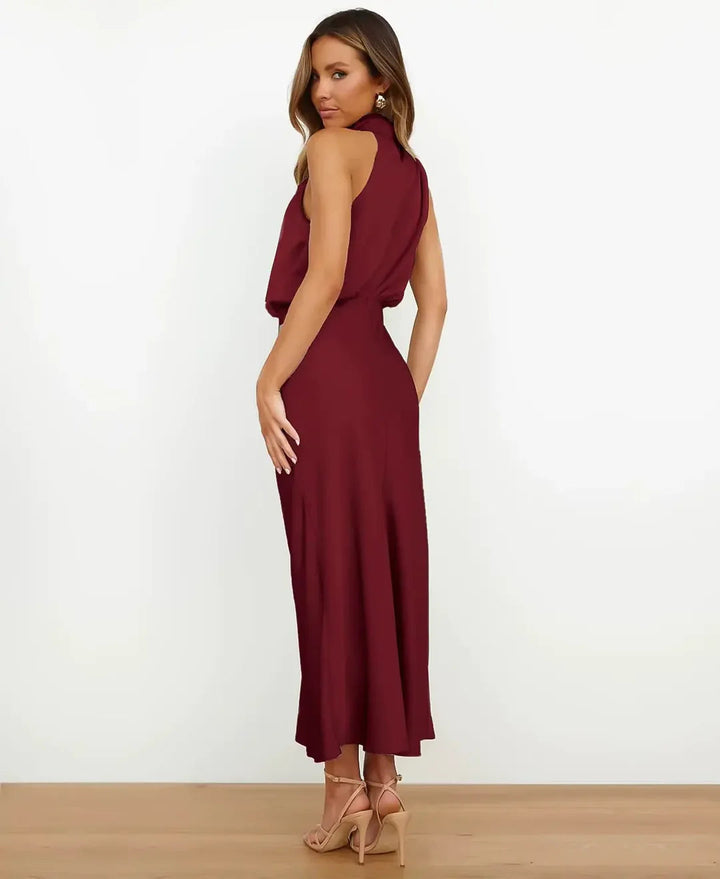 Delphine | High-Waist Midi Dress