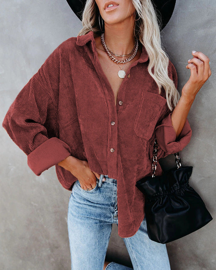 Odette | Vintage Velvet Shirt