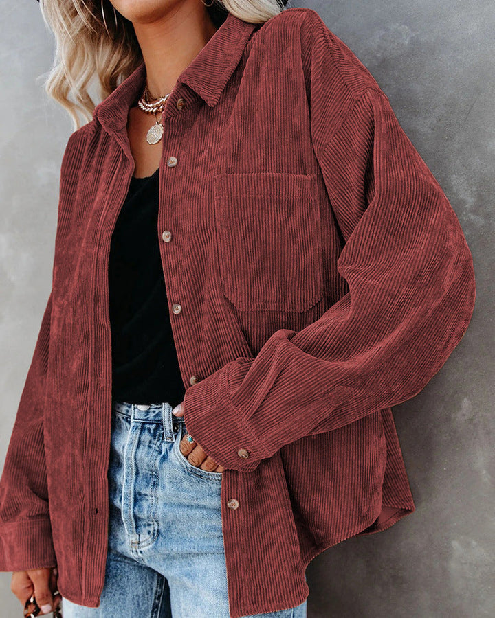 Odette | Vintage Velvet Shirt