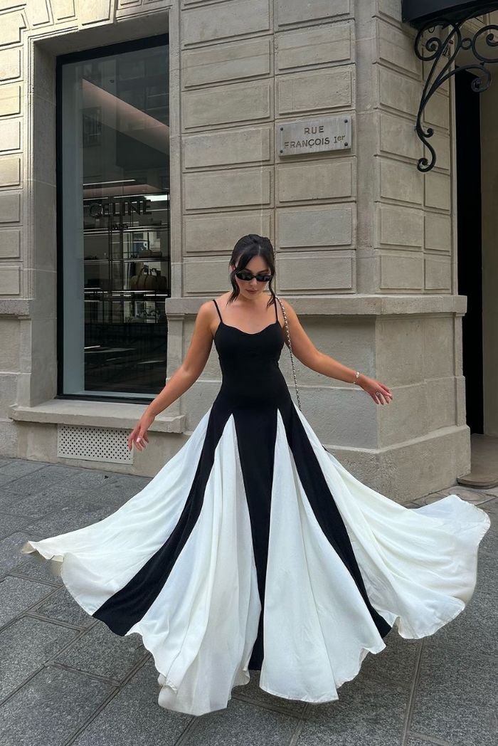 Odalys | Paneled Maxi Dress