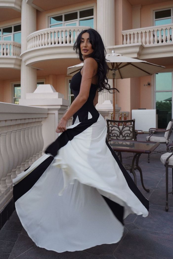 Odalys | Paneled Maxi Dress