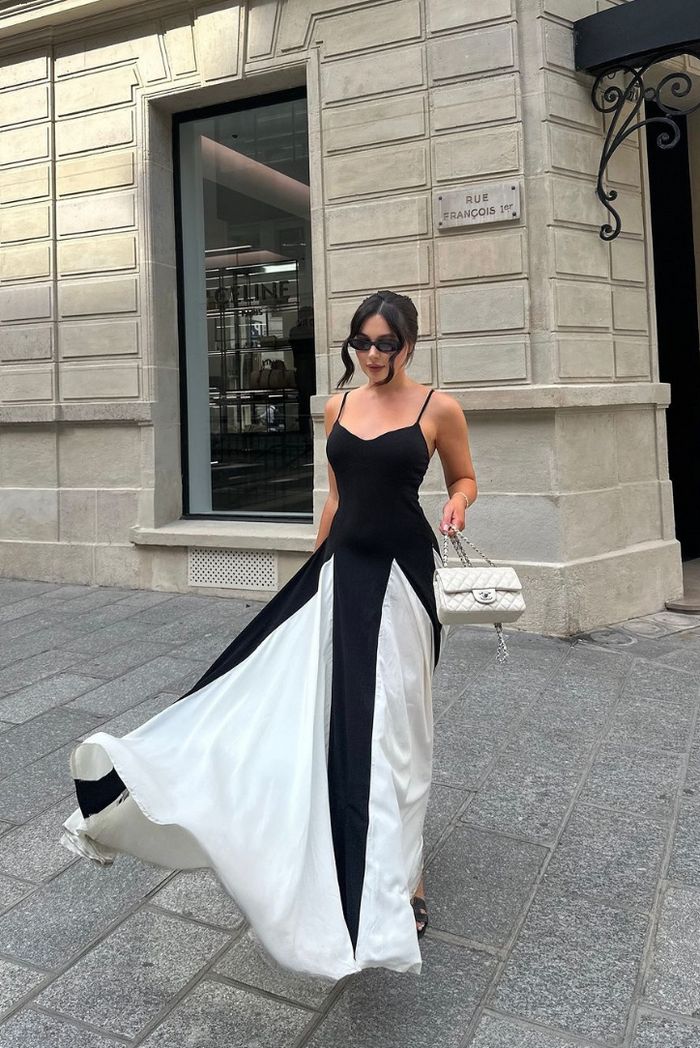 Odalys | Paneled Maxi Dress