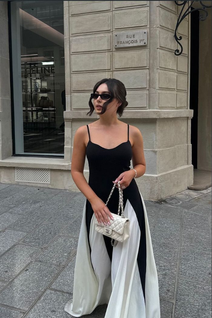 Odalys | Paneled Maxi Dress