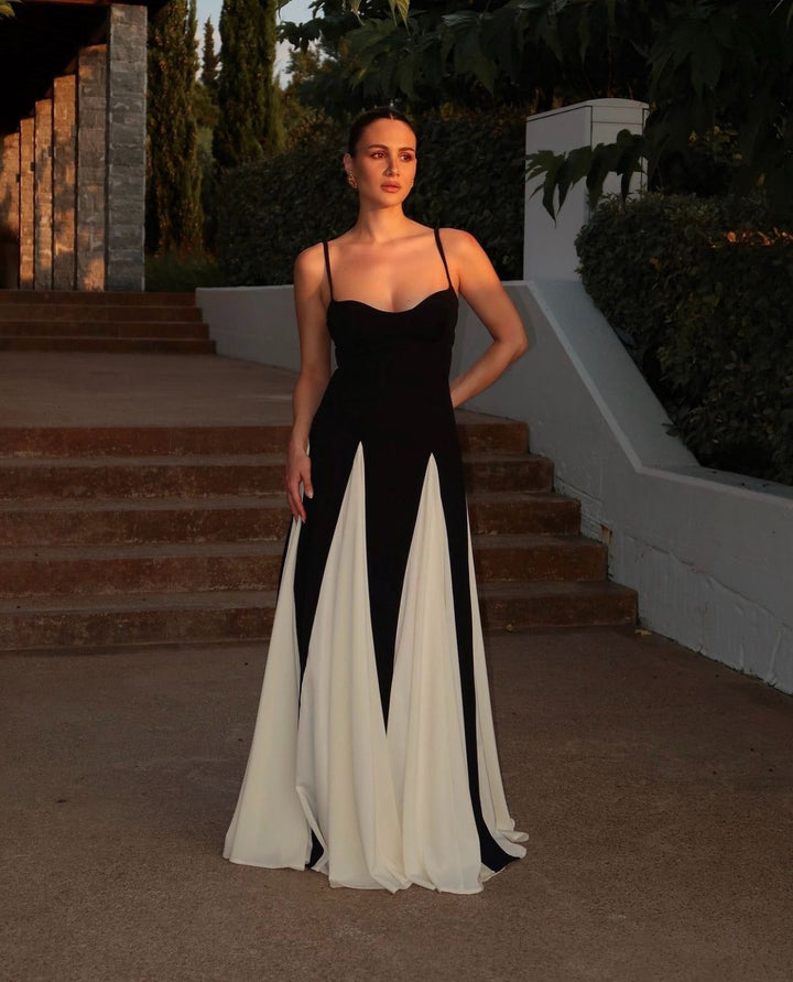 Odalys | Paneled Maxi Dress