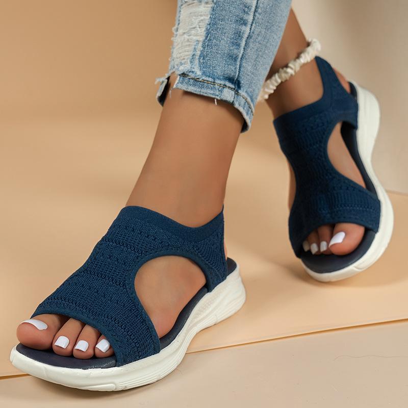 SoleMuse™ | Stretch Knit Comfort Sandals