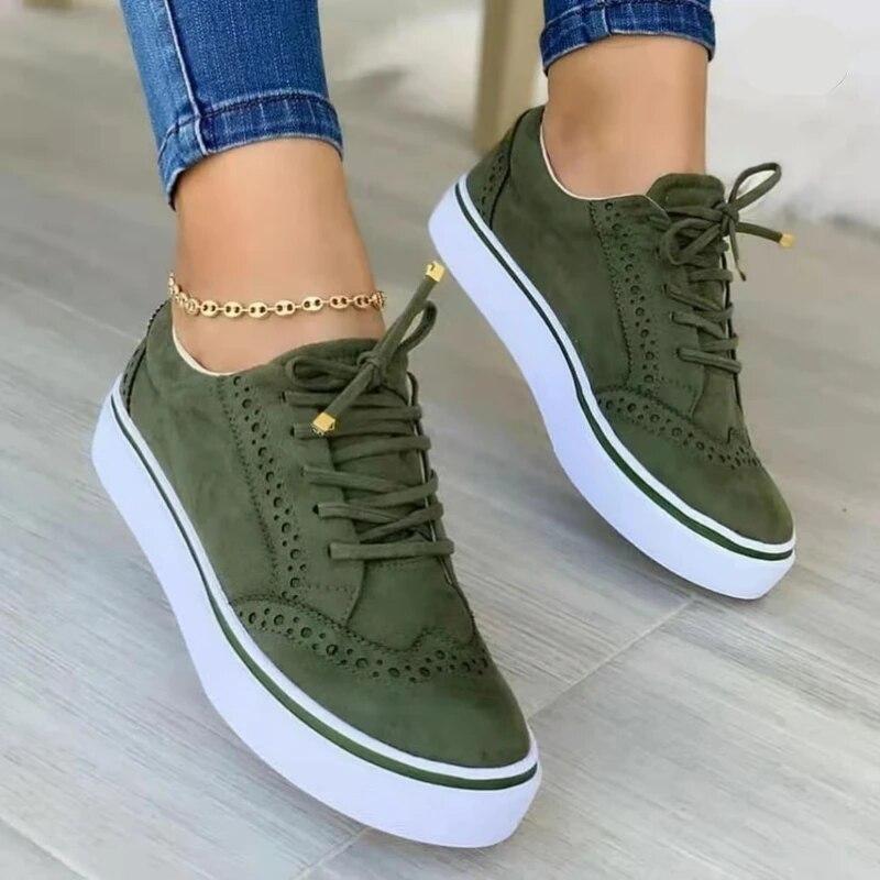 StreetMuse™ | Platform Everyday Lace-Up Sneakers