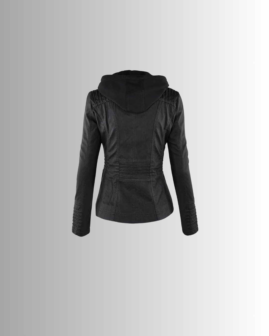 Sienna™ | Women's Waterproof Leather Jacket with Hood