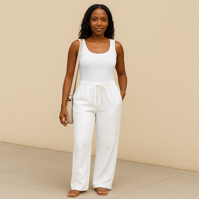 Soleil™ | Linen Wide Pants