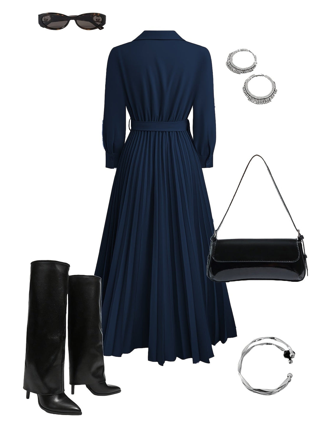 Armelle everyday fitted dress, seventh view