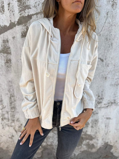 Aspen™ Corduroy Zip-Up Hoodie Jacket