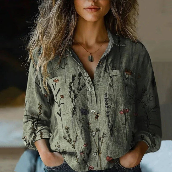 Wren | Paisley Print Bohemian Blouse
