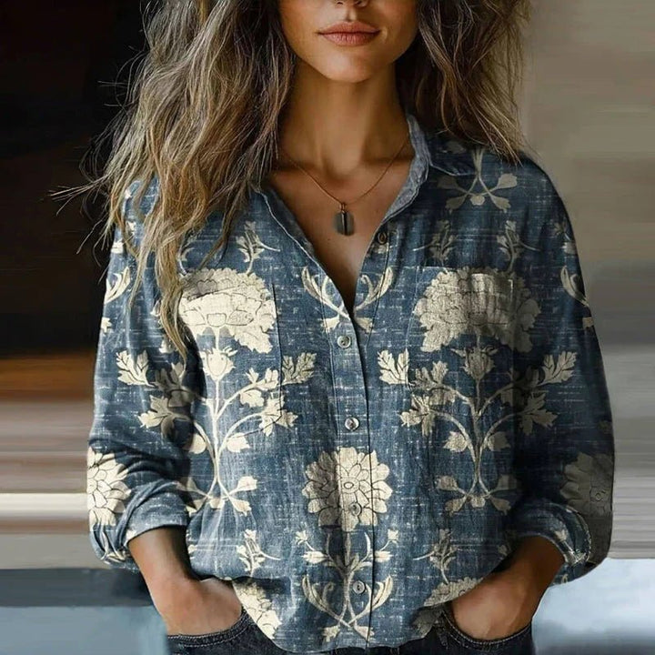 Wren | Paisley Print Bohemian Blouse