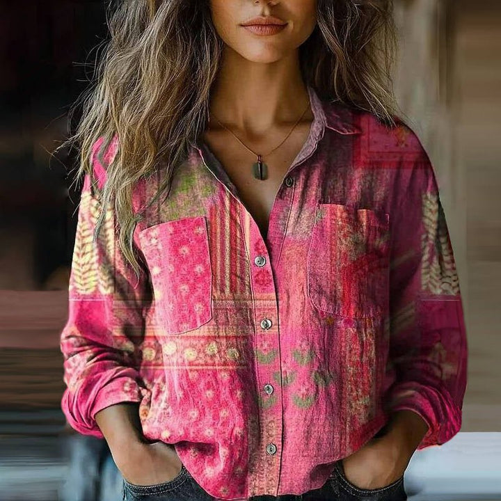 Wren | Paisley Print Bohemian Blouse