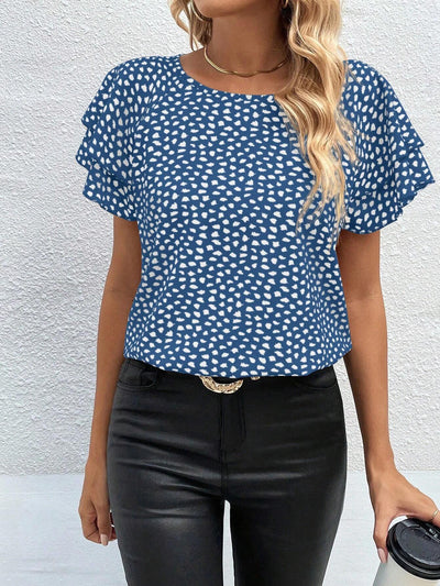 DotMuse™ | Classic Polka Dot Cap Sleeve Top