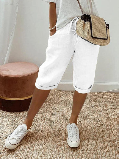 Indigo Rae™ - Linen and Cotton Shorts