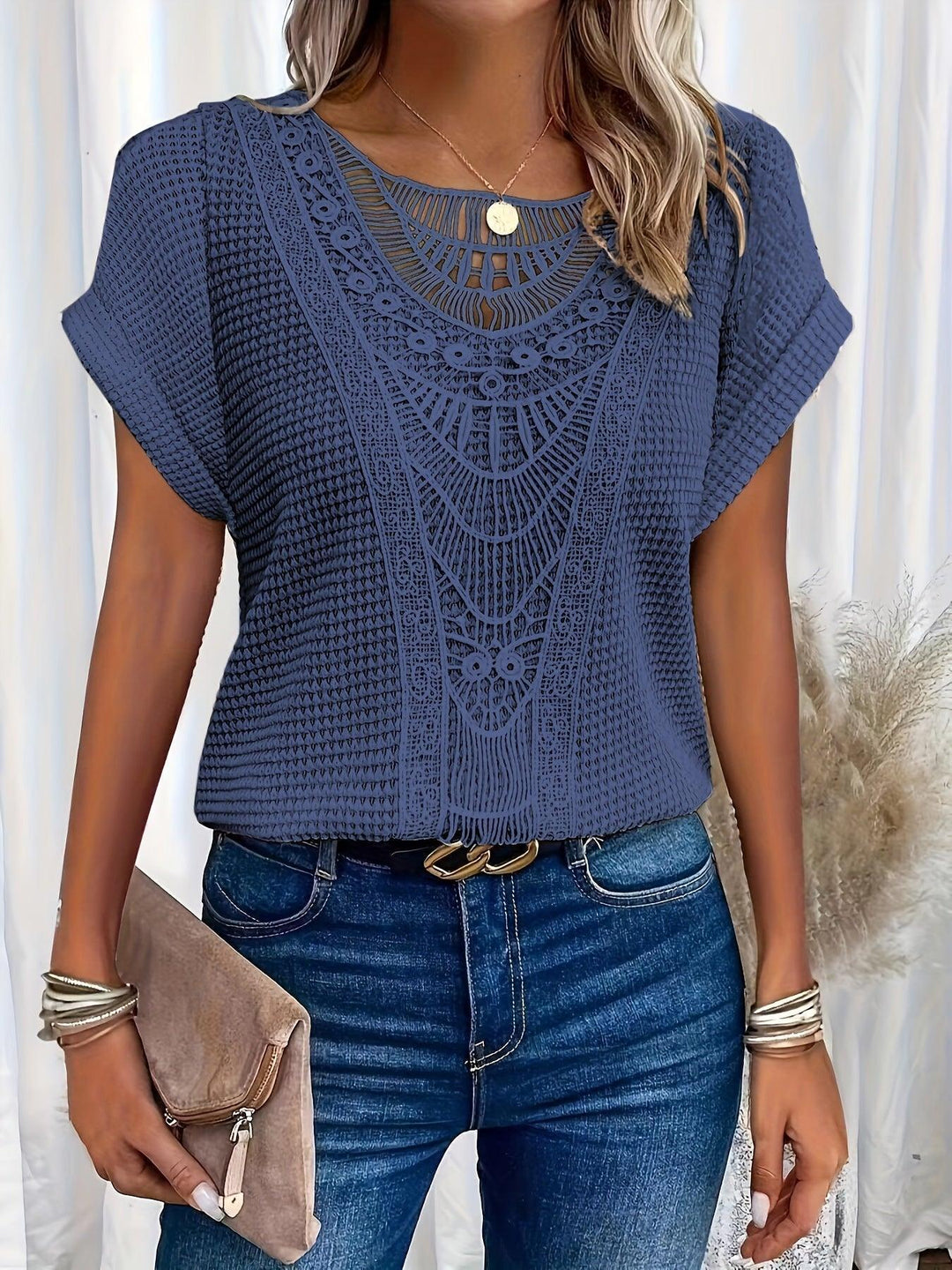 Isabelle™ | Textured Knitted Top
