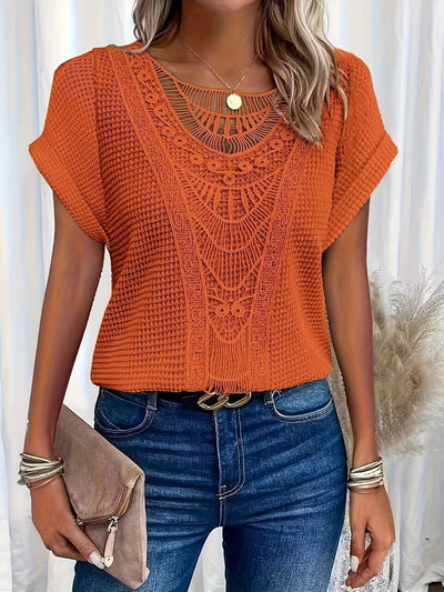 Isabelle™ | Textured Knitted Top