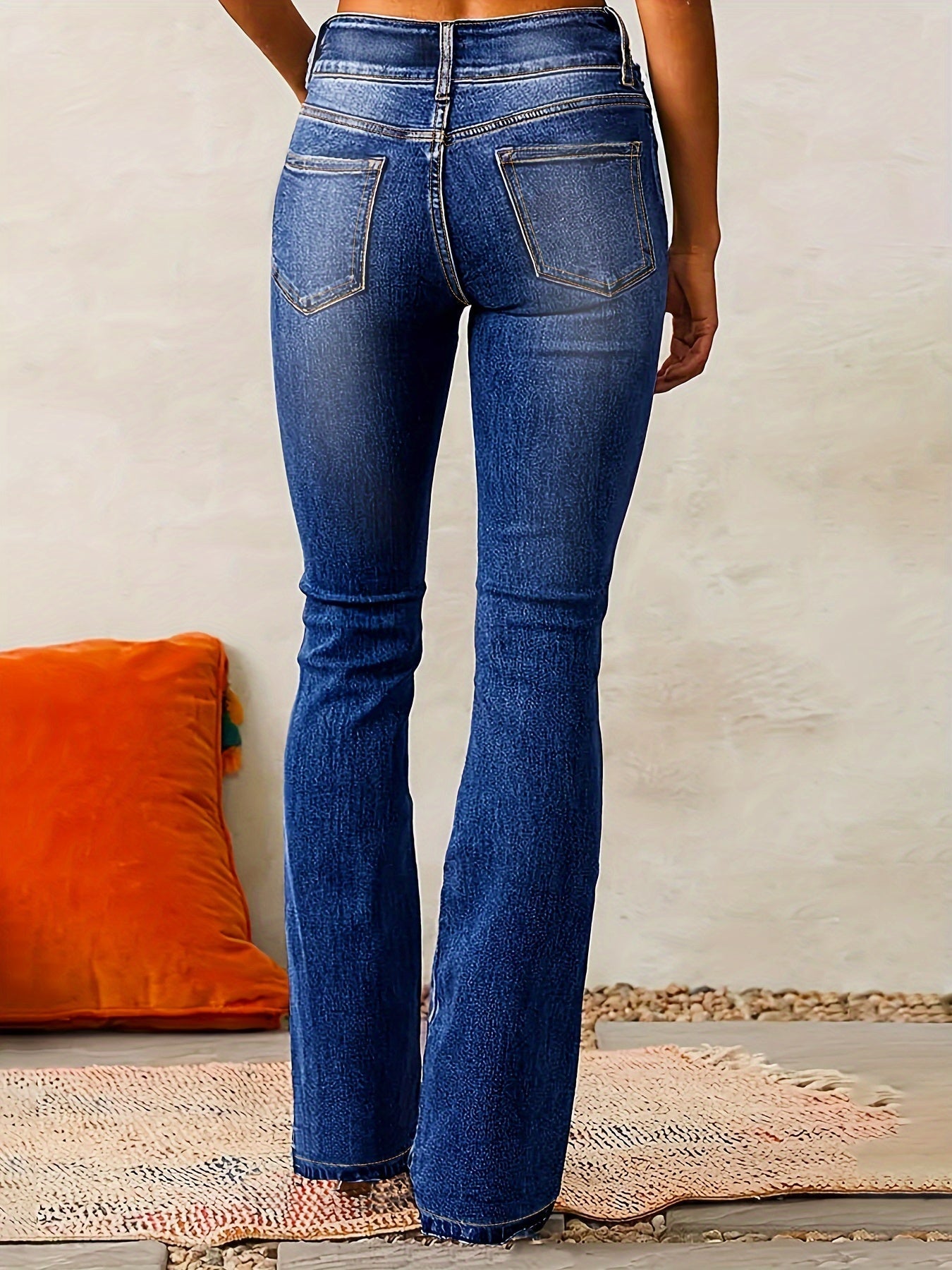 Nova High-Waisted Flared Trousers