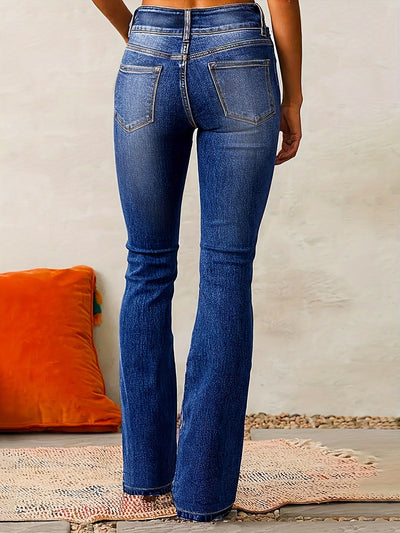 Nova High-Waisted Flared Trousers