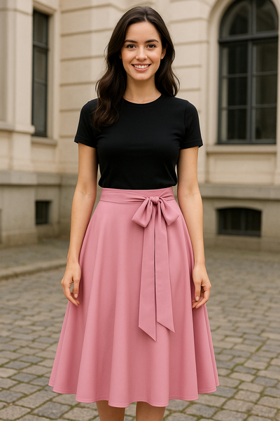 REVÉA™ | Luxe Bow Detail Skirt