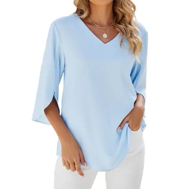 Naomi | V-Neck Blouse