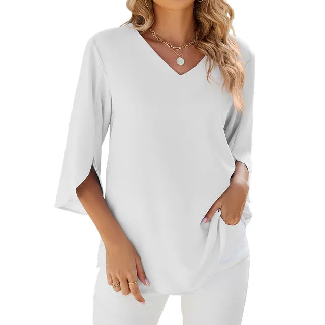 Naomi | V-Neck Blouse