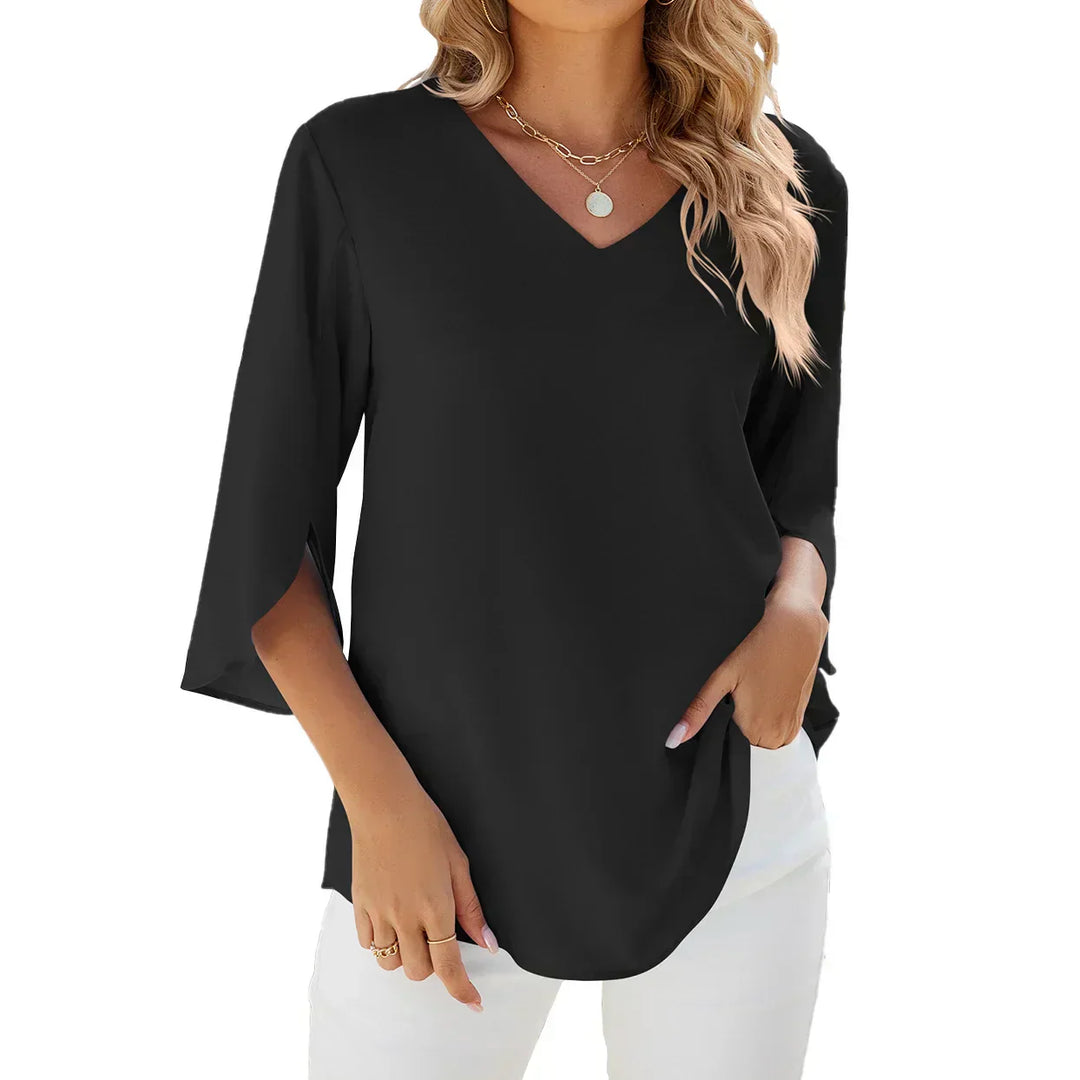 Naomi | V-Neck Blouse