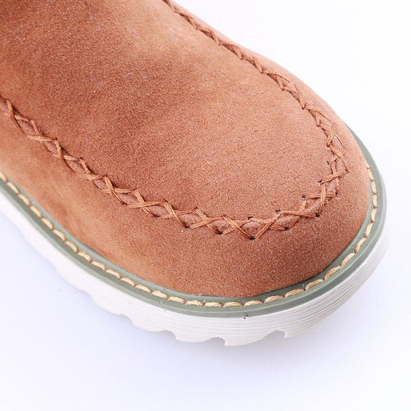 Sable | Fur-Lined Wedge Winter Boots