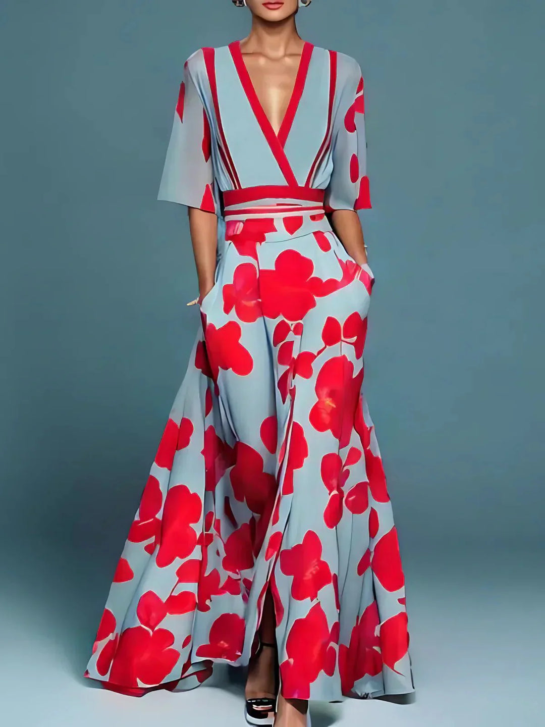 Savannah Bloom™ | Maxi Flower Dress