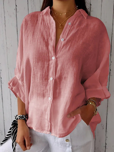 Aubrey™ | Classic Elegance Button Blouse