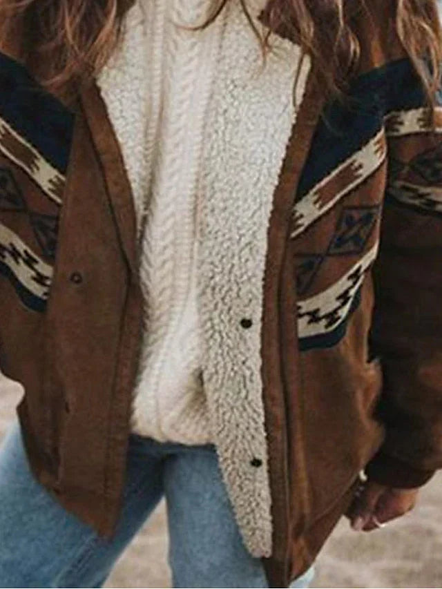 Odile | Retro Plush Winter Coat