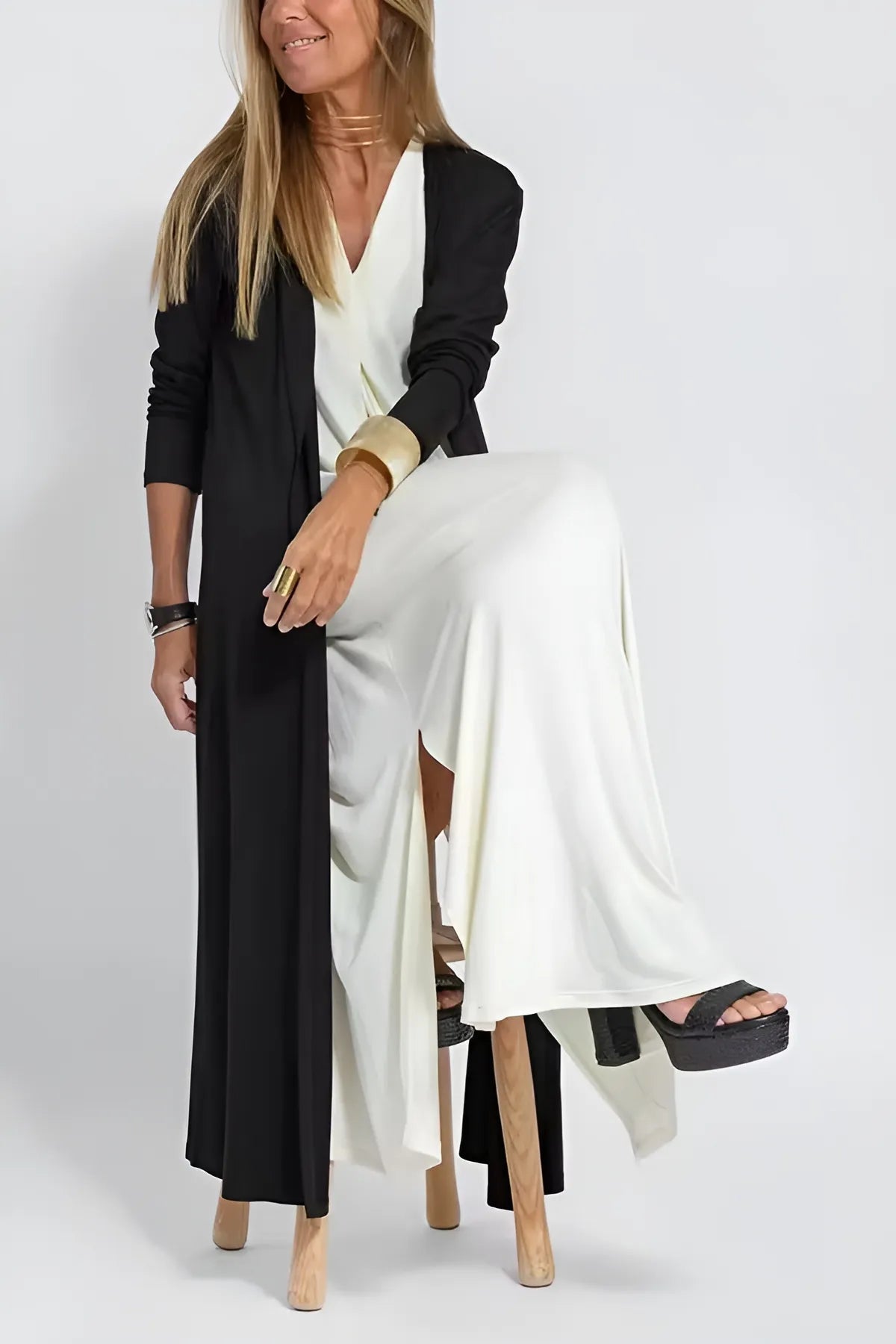 Seraphina Elegant Dress+ FREE Cardigan