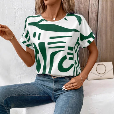 Sienna Rae | Modern Print Comfort Top