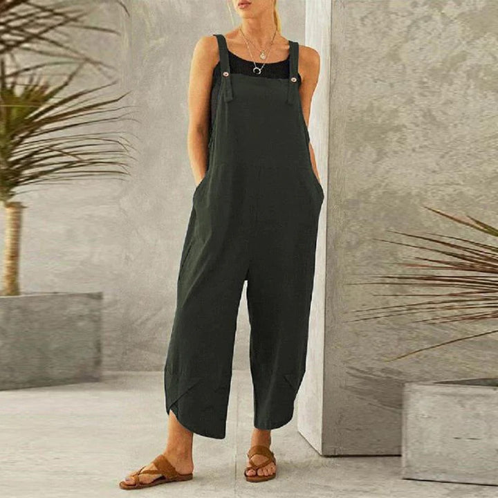 Flavia | Adjustable Strap Wide Leg Jumpsuit - product image 6