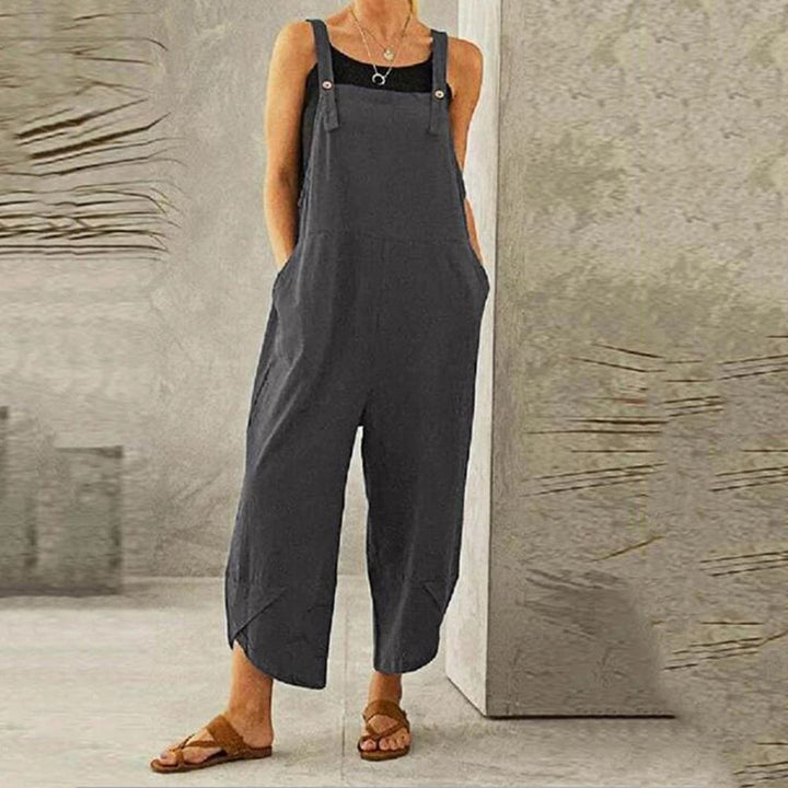 Flavia | Adjustable Strap Wide Leg Jumpsuit - product image 7