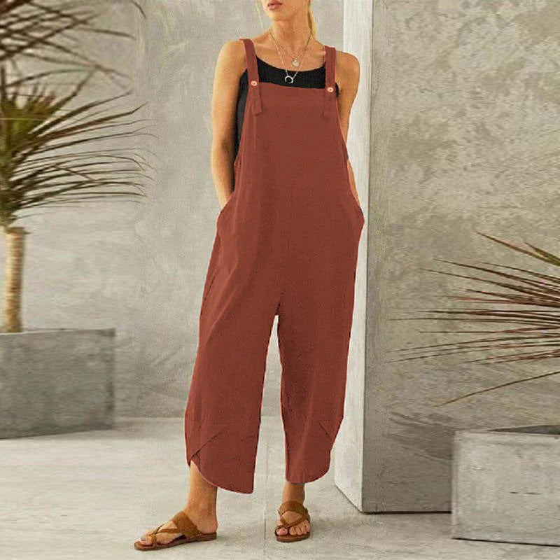 Flavia | Adjustable Strap Wide Leg Jumpsuit - product image 8