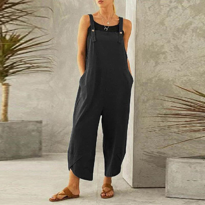 Flavia | Adjustable Strap Wide Leg Jumpsuit - product image 10