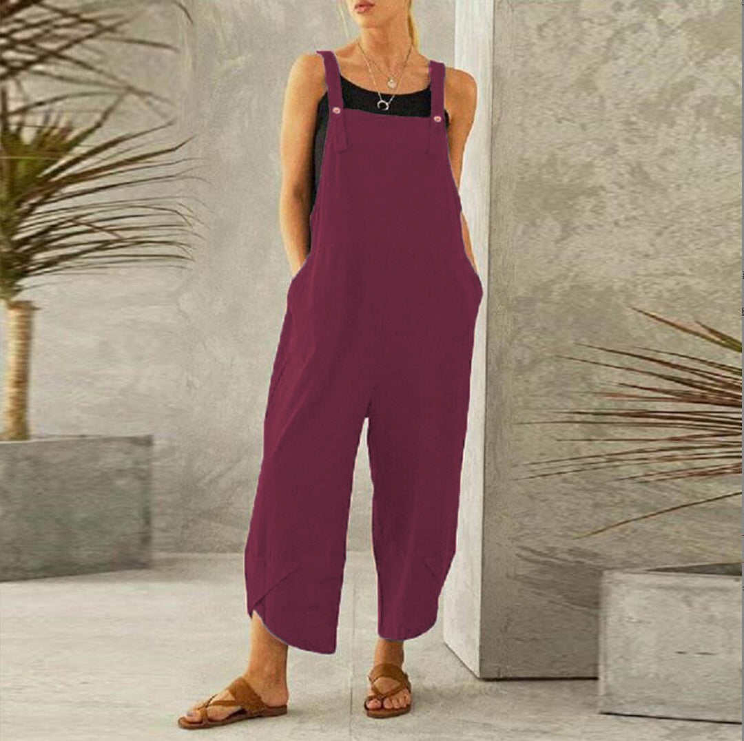 flavia adjustable strap wide leg jumpsuit - product image 11