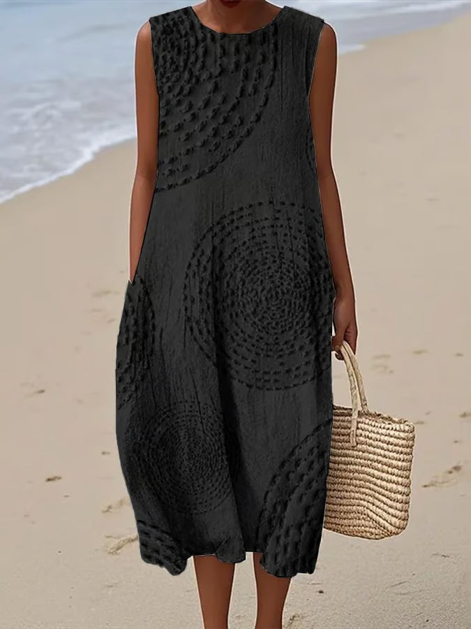 Ashleigh | Sleeveless Textured Maxi Dress - product image 2