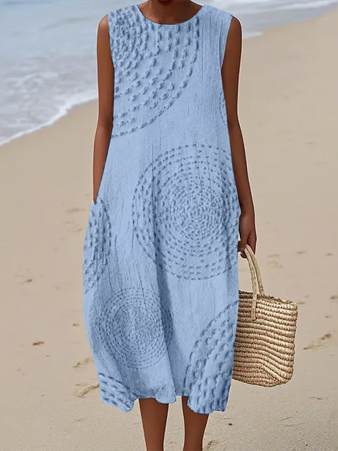 Ashleigh | Sleeveless Textured Maxi Dress - product image 3