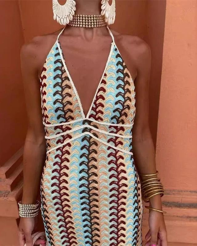 Wenche boho beach maxi dress, second view