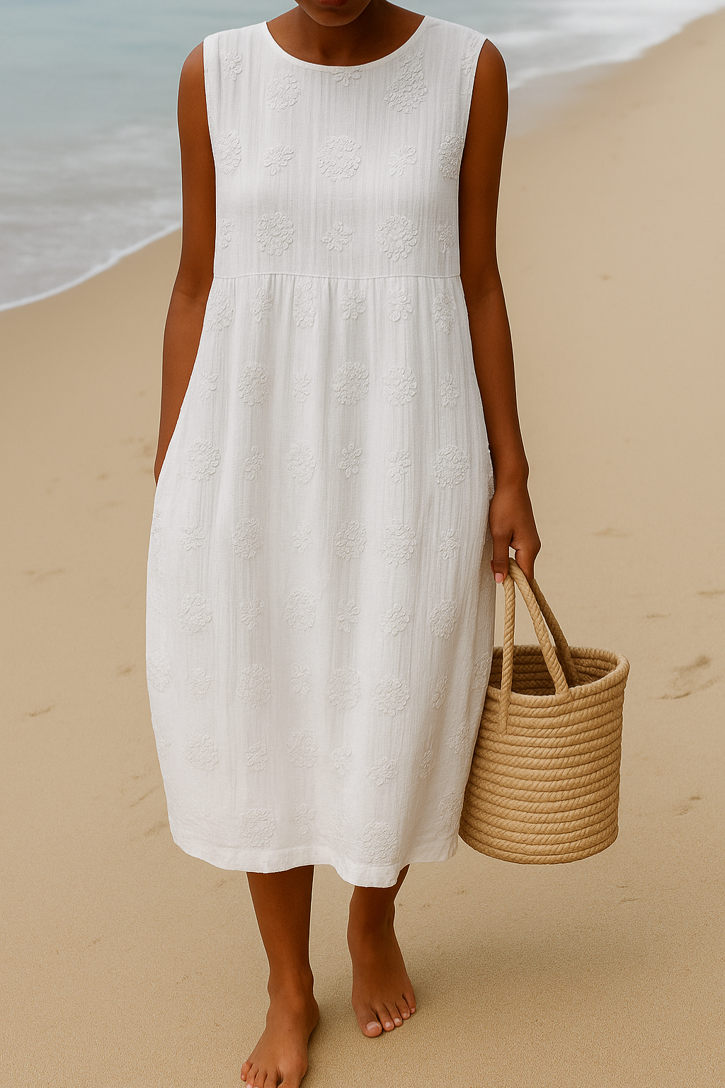 Cosette lightweight summer dress, third view