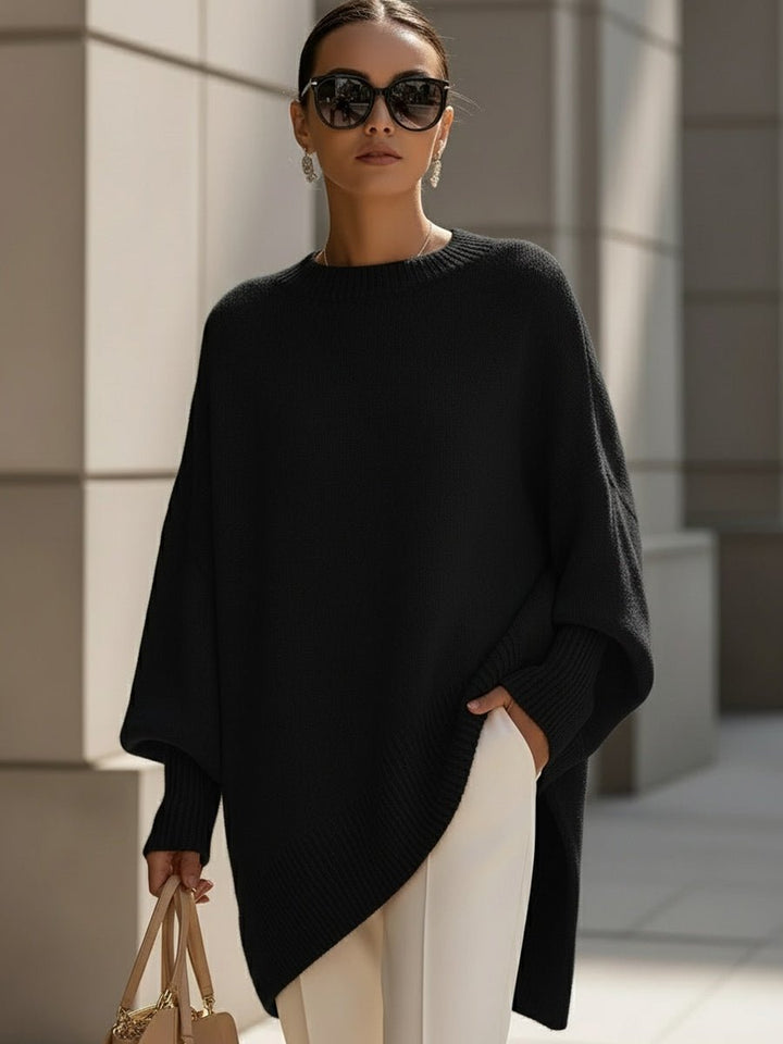 Dulce | Oversized Batwing Longline Pullover
