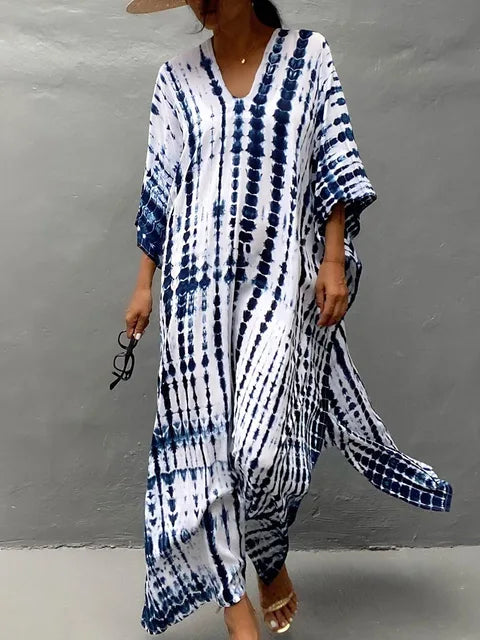 Emmeline caftan maxi summer dress, fourth view