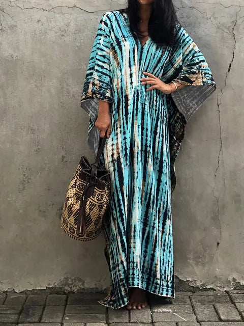 Emmeline caftan maxi summer dress, fifth view