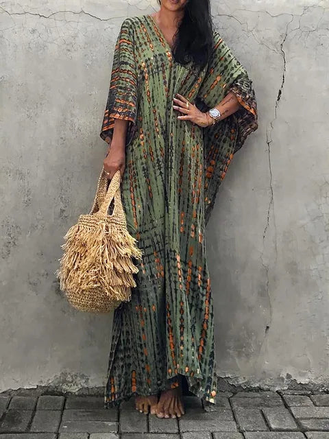 Emmeline caftan maxi summer dress, eighth view