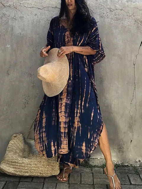 Emmeline caftan maxi summer dress, ninth view