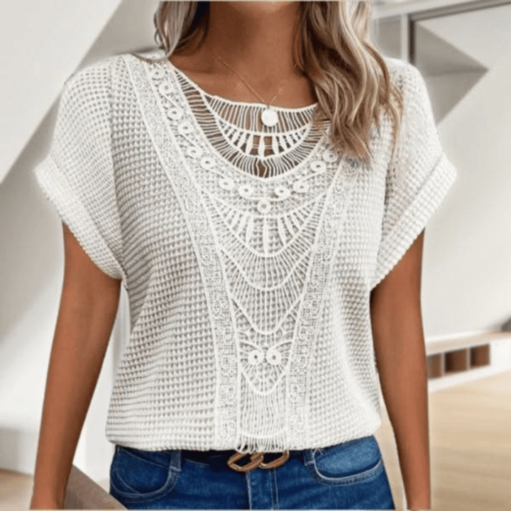 Fabiola vintage-style blouse, second view
