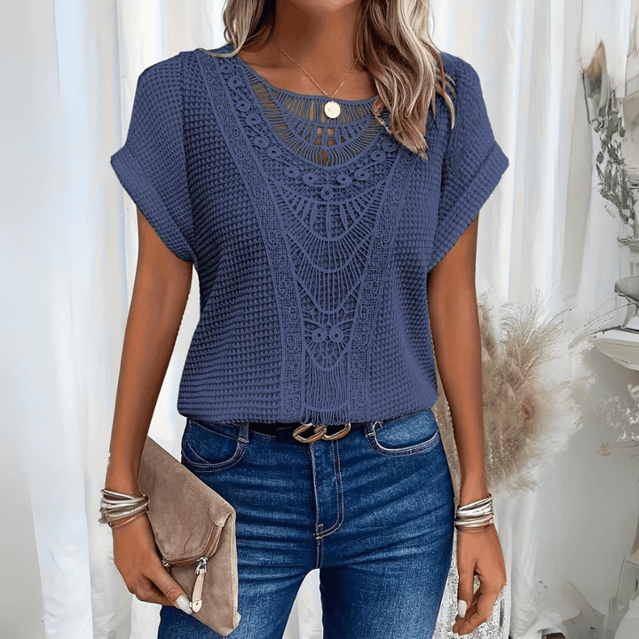 Fabiola vintage-style blouse, fourth view